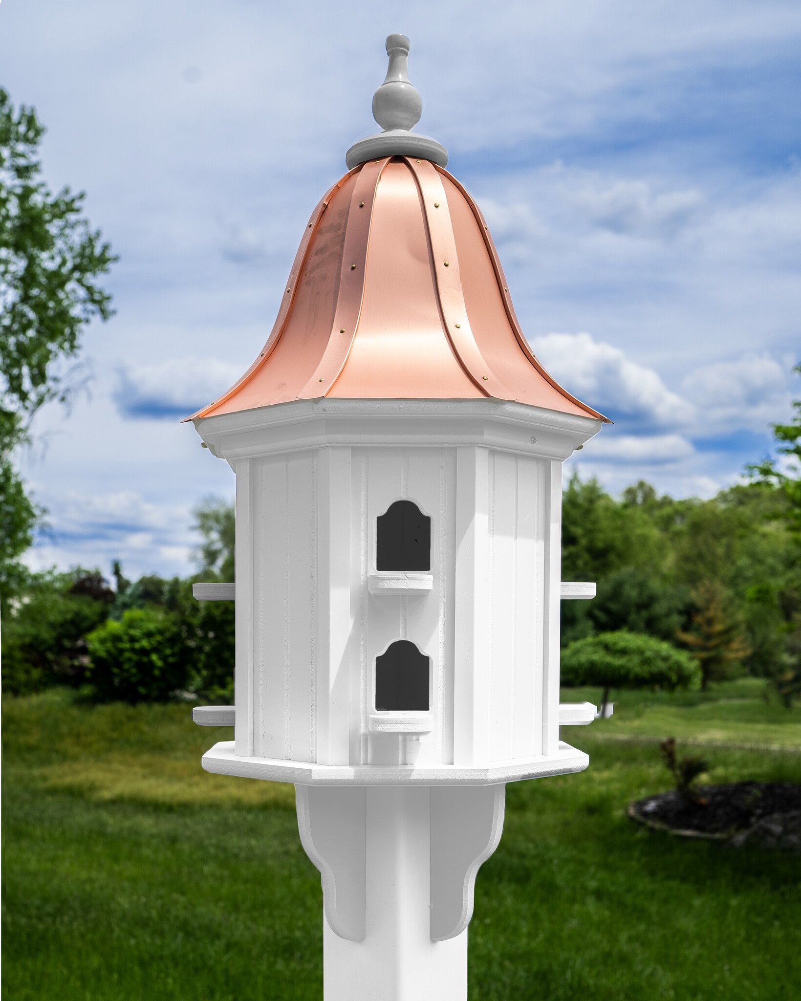 Stratford Birdhouse, Copper birdhouses Marshall Home and Garden