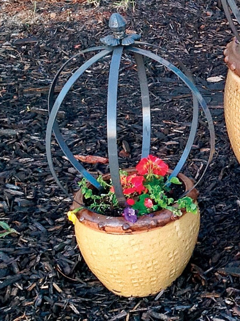 Small Sphere Trellis ironworks Marshall Home and Garden