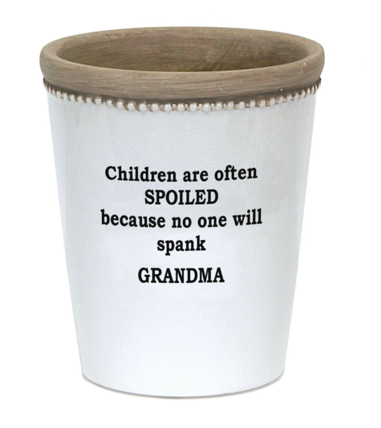 6" Quote Pots, Asst Sayings ceramics Marshall Home and Garden