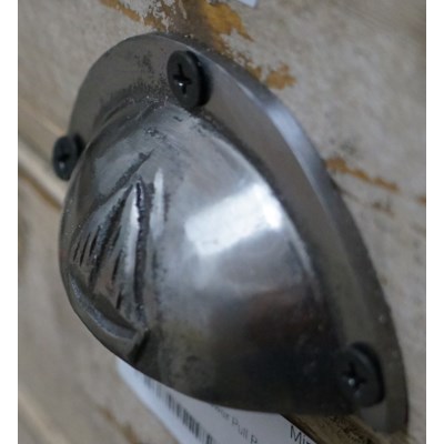 Sailboat Drawer Pull Polished Iron 3 5x0 9inch Nautical