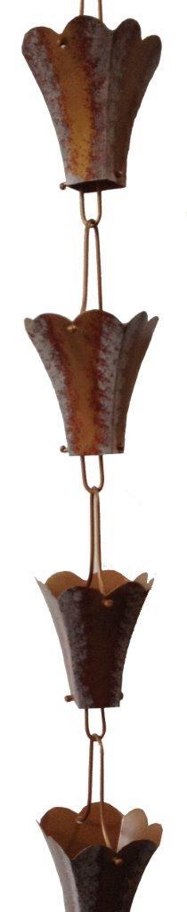 Funnel Rain Chain. Iron LC rain chains North American Country Home