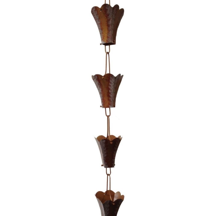 Funnel Rain Chain. Iron LC rain chains North American Country Home