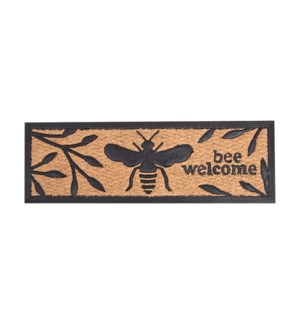 Bee print rubber doormat/cocos