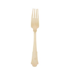 Wooden disposable fork set of