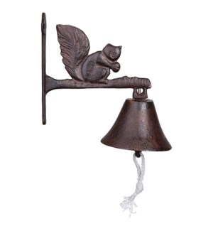 "Doorbell squirrel. Cast iron,"
