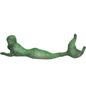 Green Cast Iron Mermaid