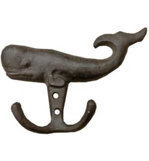 Whale Double Hook Brown