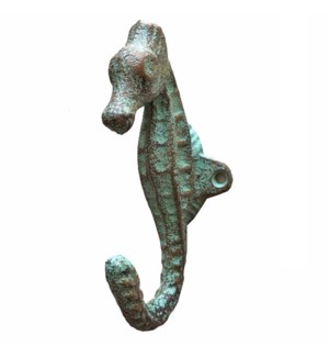 Seahorse Hook Antique Copper