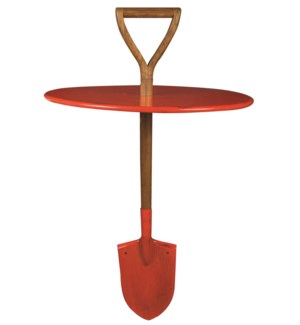 Spade table red