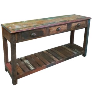 Recycled Wd Console Table