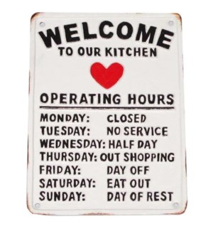 ~Welcome To Our Kitchen~ Plaque
