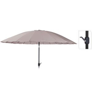 "Fd1000200 Nola Umbrella Shanghai 325cm Taupe, On Sale"