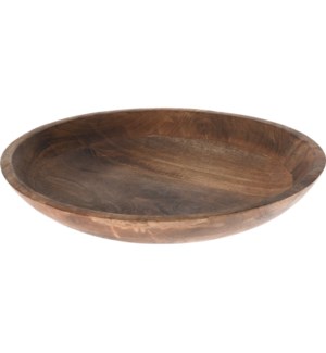 "Bowl, Mango Wood (Magnifera Indica) Size 40X7cm."