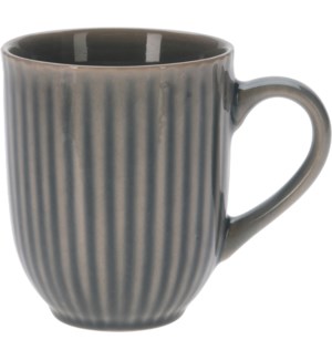 "Mug With Embossed Stripe Design, 400Ml, 4 Ass."