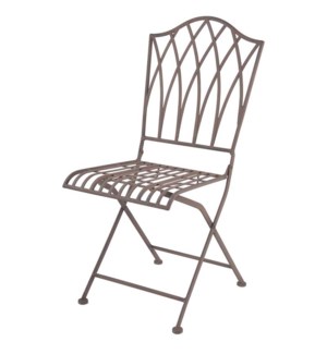 Foldable chair metal. Metal. 4