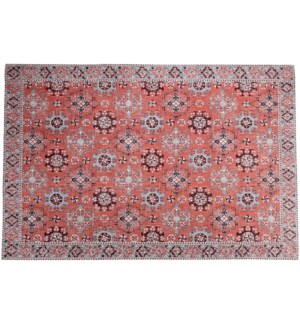 "Queensland Woven Carpet, 4x6 feet, Rust"
