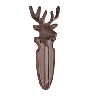 "Thermometer deer. Cast irn, On Sale"