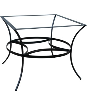 Dining Table Base, 34 x 34 x 28, Black, Supporting Sizes: 54 & 60 Round