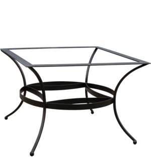 Coffee Table Base, 25 x 25 x 17, Black, Supporting Sizes: 40 & 48 Round (2 per case)