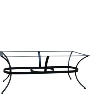 Coffee Table Base, 43 x 20 x 17.5, Brown, Supporting Sizes: 44 x 25 & 50 x 30 (2 per case)