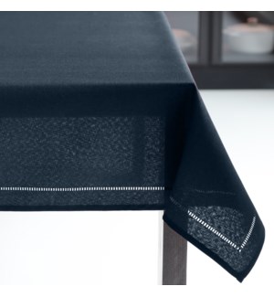 Linen Look Table Cloth 52x70 Navy