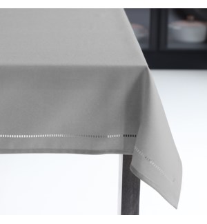 Linen Look Table Cloth 52x70 Grey