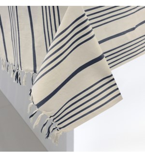 Soft Stripe Table Cloth 60x90 Navy