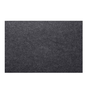 Solid Felt Placemat Charcoal