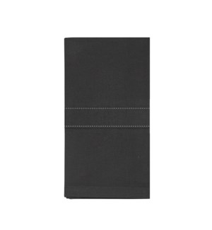 Stock Solid Napkin Set Of 4 Black