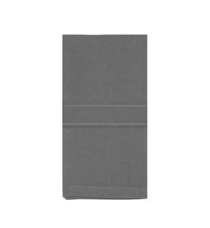 Stock Solid Napkin Set Of 4 Charcoal