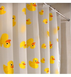 Ducky Shower Curtain Yellow