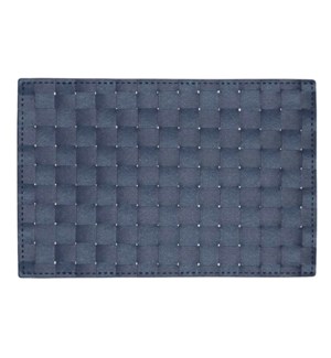 Florence Woven Look Placemat Indigo