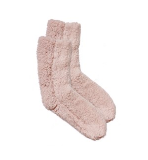 Sherpa Lounge Sock Pink