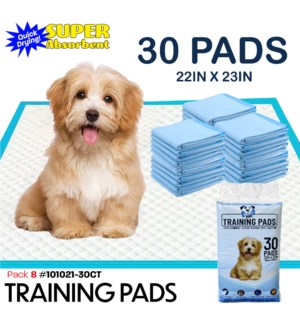 Training Pads Pet Potty 22x23" 30Ct