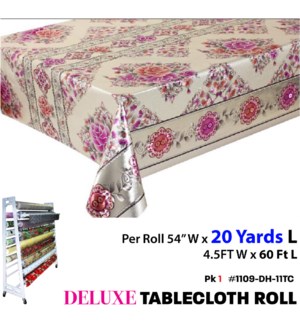 Lace Table Cover Roll 25.5 yd/ 76.5 ft