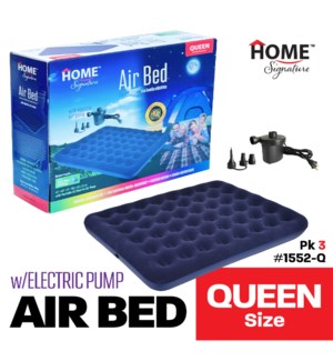 Air-bed w electric pump Queen Size 110120V