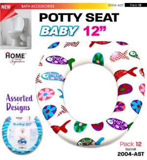 Potty Seat 12" Assorted designs