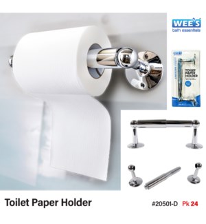 Toilet paper holder -Silver