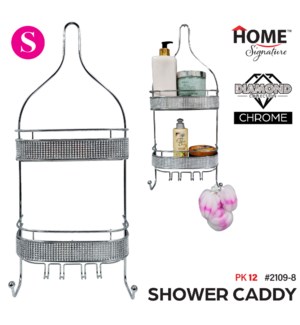 Shower Caddy Small Chrome Diamond Collection