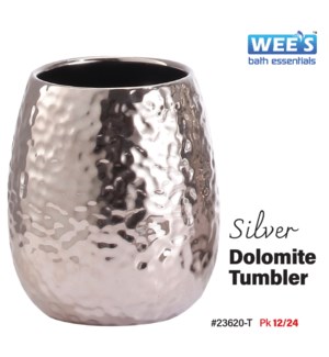 Dolomite Tumbler - Silver