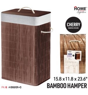 Hamper Bamboo Cherry (15.8x11.8x23.6")