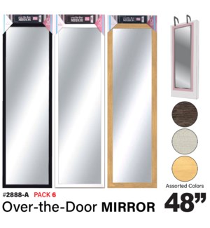 Mirror Over The Door 48" Assorted