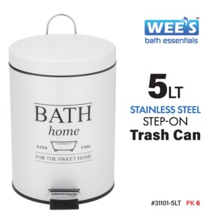 Trash Can Metal 5Lt Home Design