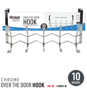 Over the Door Hook - Chrome