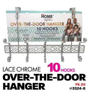 Over the Door Hooks - Chrome