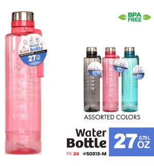 Water Bottle 27oz Assorted Colors