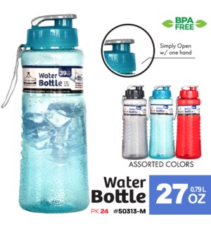 Water Bottle 39oz Assorted Colors