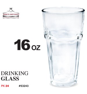 Drinking Glass 16oz