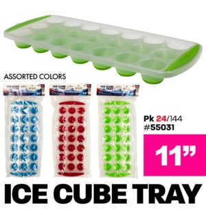 Ice Cube Tray Silicone Assorted Colors