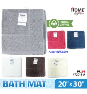 Bath Mat 20x30" Solid Colors